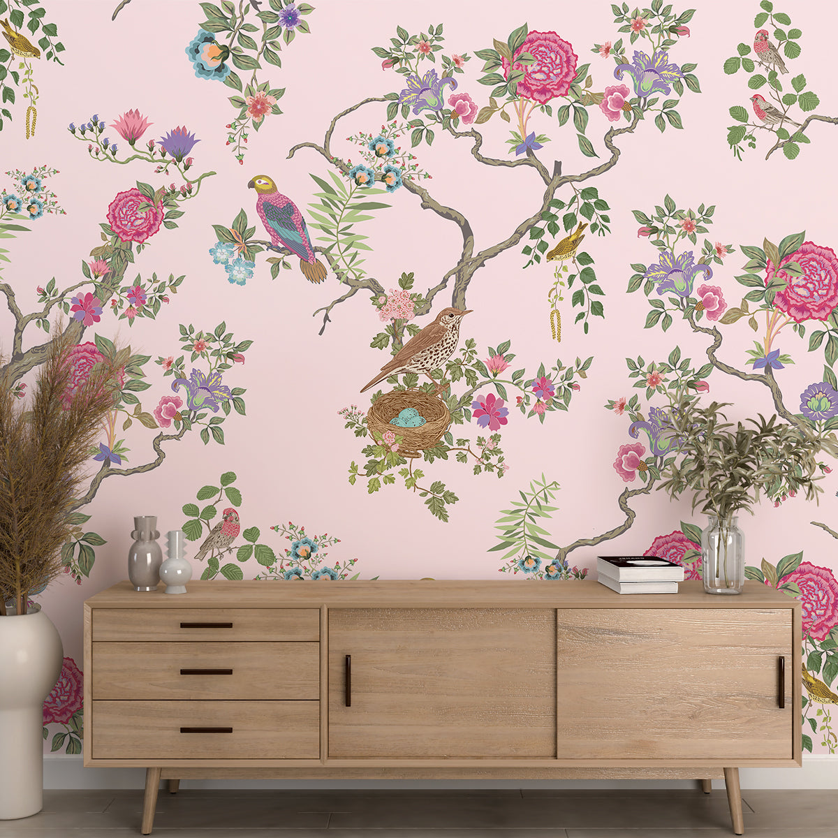 Feathered Florals