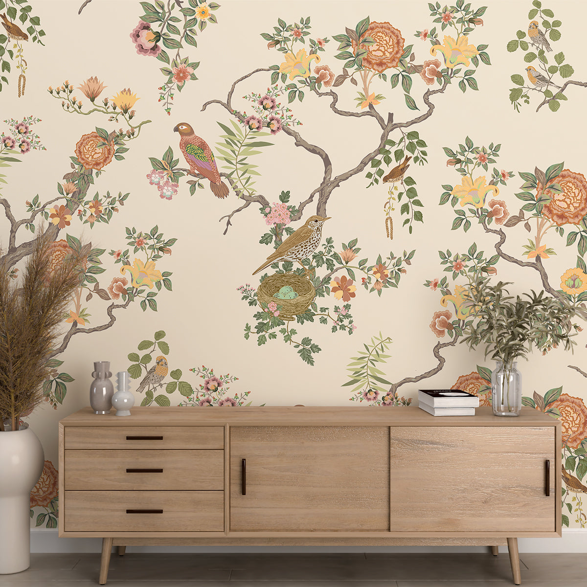 Feathered Florals